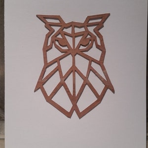 Wish card (2 in 1) handmade/owl/owl/greeting card/greeting card/no text