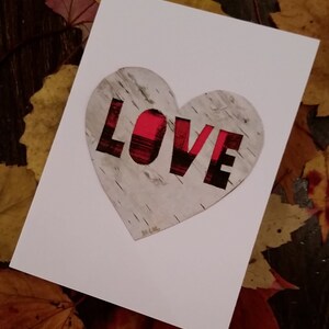 Greeting card/valentine's day/love/love/I love you/heart/handmade