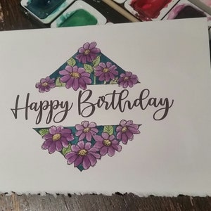 Greeting Card/ happy birthday handmade
