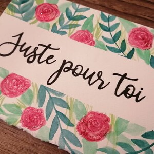 Carte anniversaire,carte voeux,carte souhait,carte fête fait main