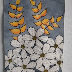 Floral watercolor.