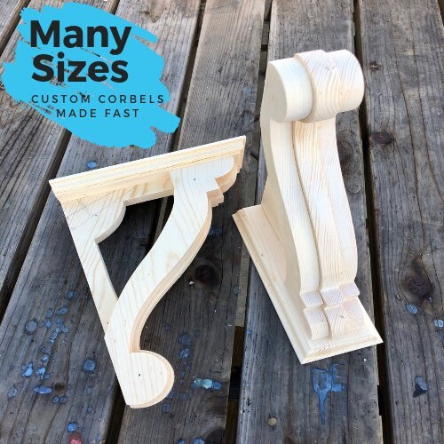 Ornate Wooden Corbel Delicate Carved Corbel Shelf Bracket Shelf