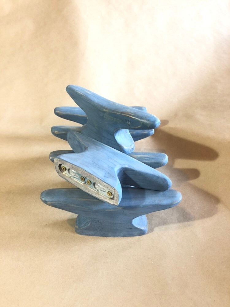 Wooden Boat Cleats Hanging wall cleats Etsy