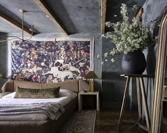 Hand Hewn Wood Ceiling Beams, Farmhouse Timber Frame