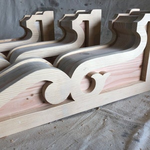 Tall Corbels, long brackets, sold individually
