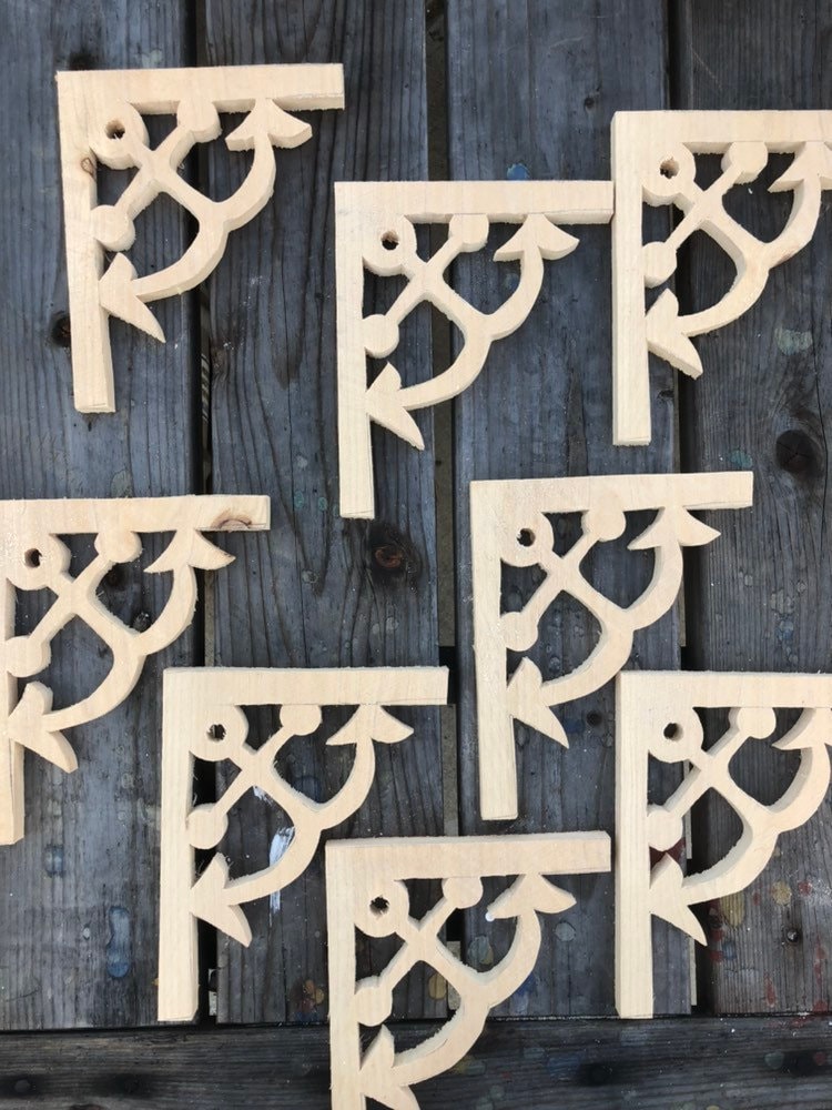 Screen door decoration boat anchor corner shelf brackets Etsy