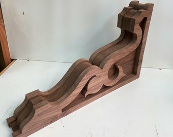 American Walnut Victorian corbel