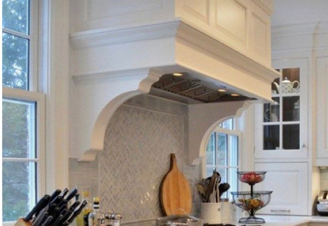 2 Custom Range Hood Corbels Etsy