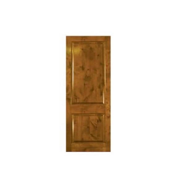 Old World Rustic Alder Two Panel Door