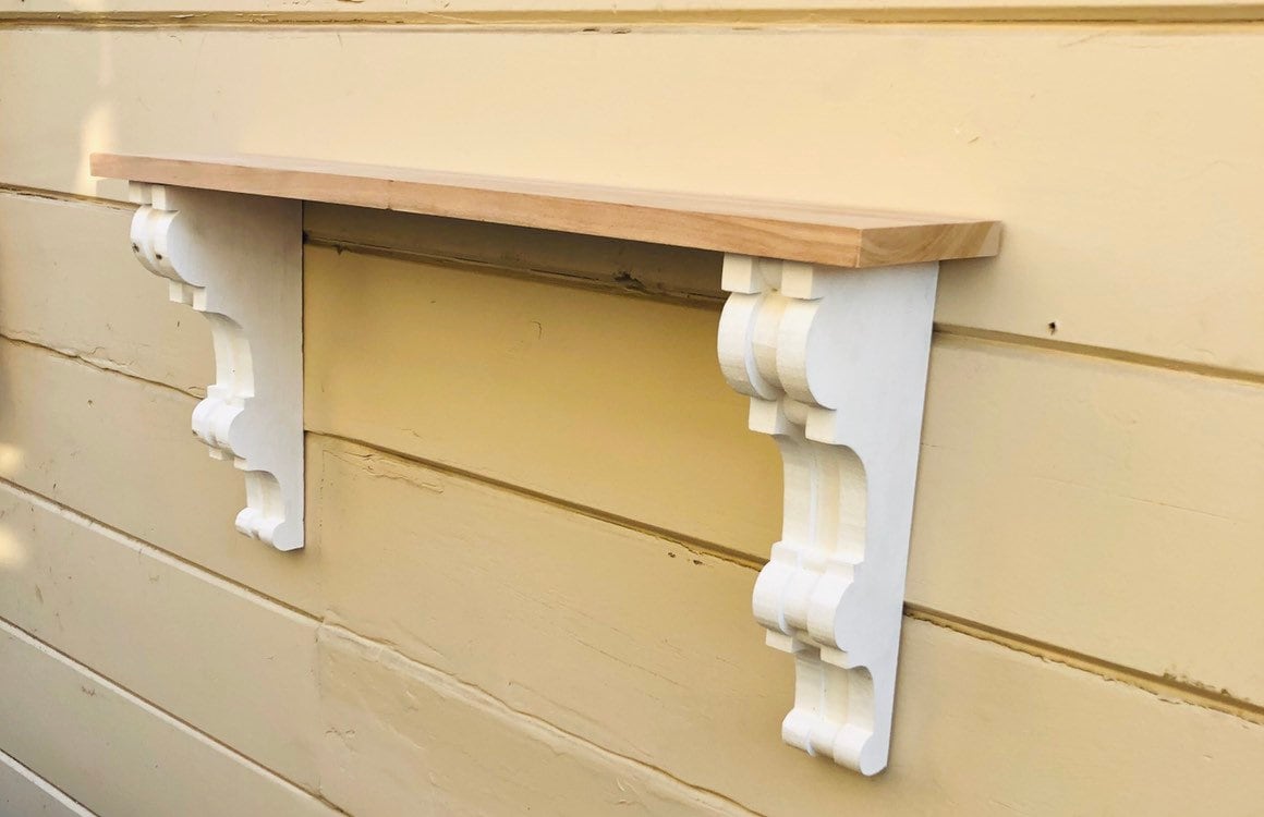 Edwardian Corbel Bookend Shelf Bracket Shelf Hanger Fancy Etsy