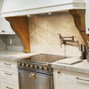 Pair Rustic Range Hood corbels