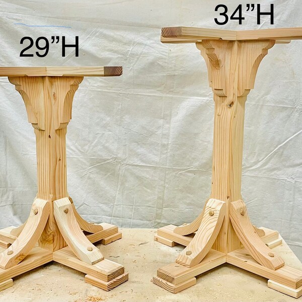 Pedestal Table Base Etsy