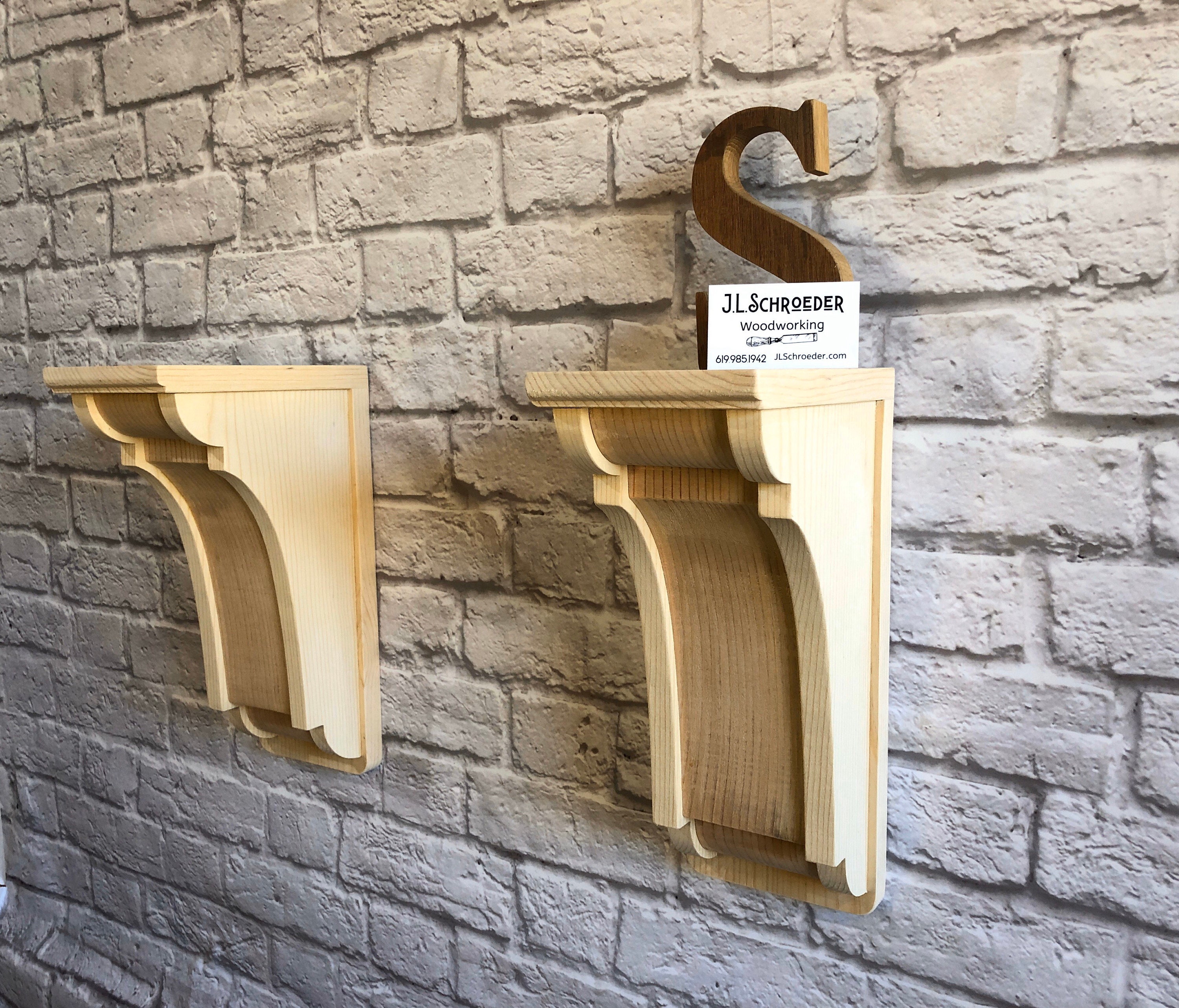5 inch wide corbels