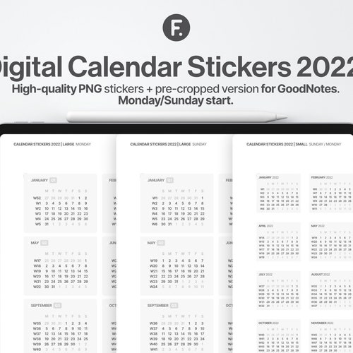 Student Sticker Pack for Ipad Planning Precropped Goodnotes Etsy UK