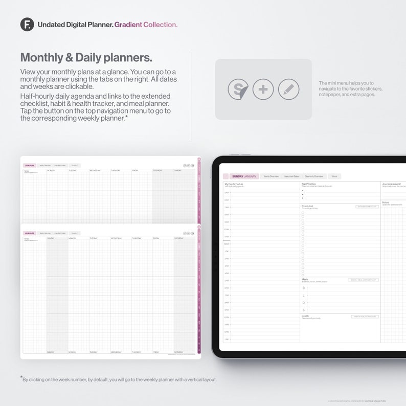 undated digital planner goodnotes undated digital planner goodnotes