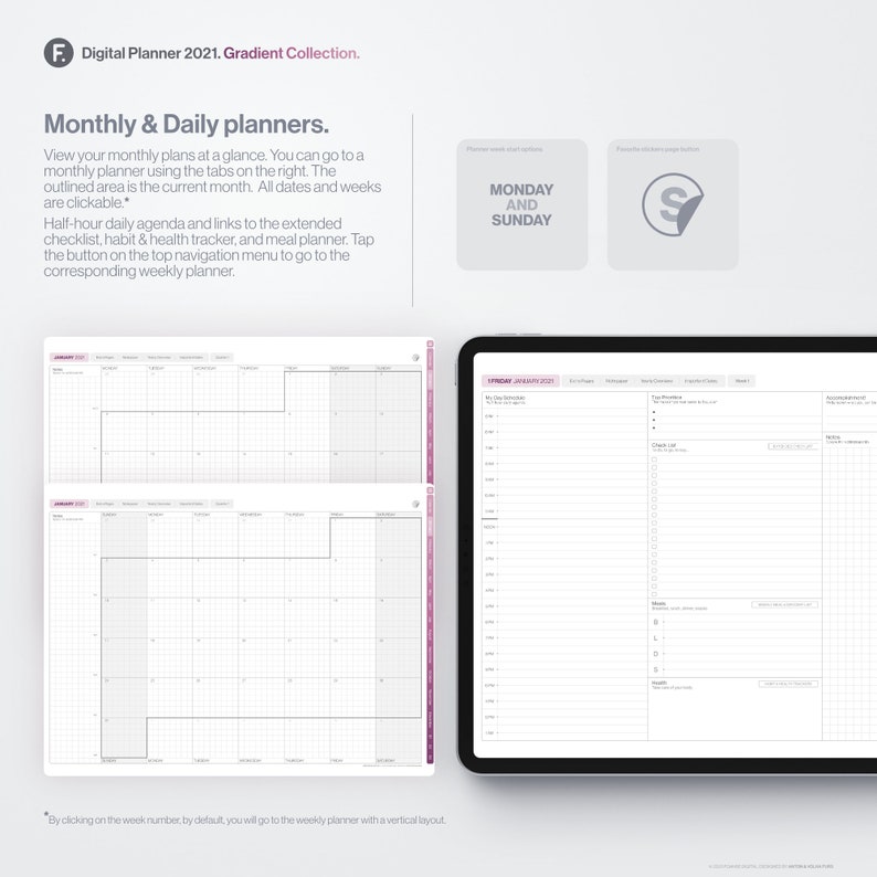 free digital planner for notability 2020