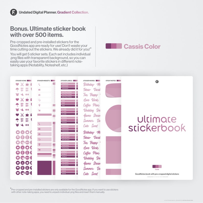 Undated Digital Planner GoodNotes and Notability Templates ... Undated Digital Planner GoodNotes and Notability Templates ...