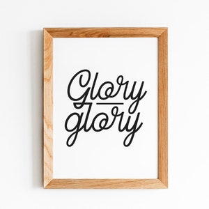 University of Georgia (UGA) Glory Glory Print | College Art | Graduation Gift | Dorm Room Art | Digital Download
