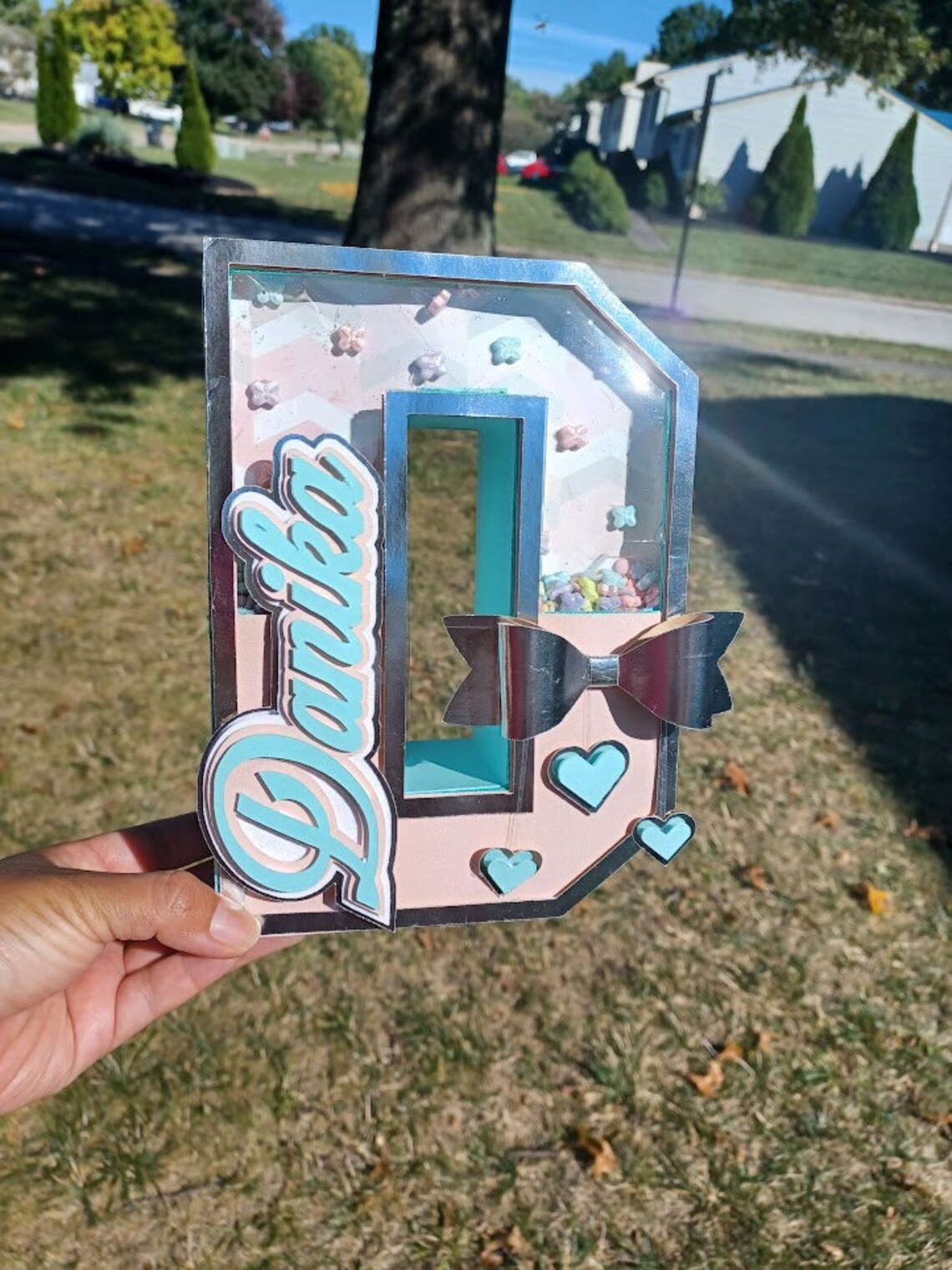 8in 3D Letter, Shaker 3D Letter, Customized 3D Letter, Initial 3D ...