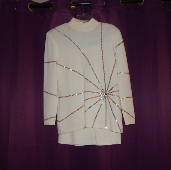 Vintage St. John Evening Sweater Skirt Set