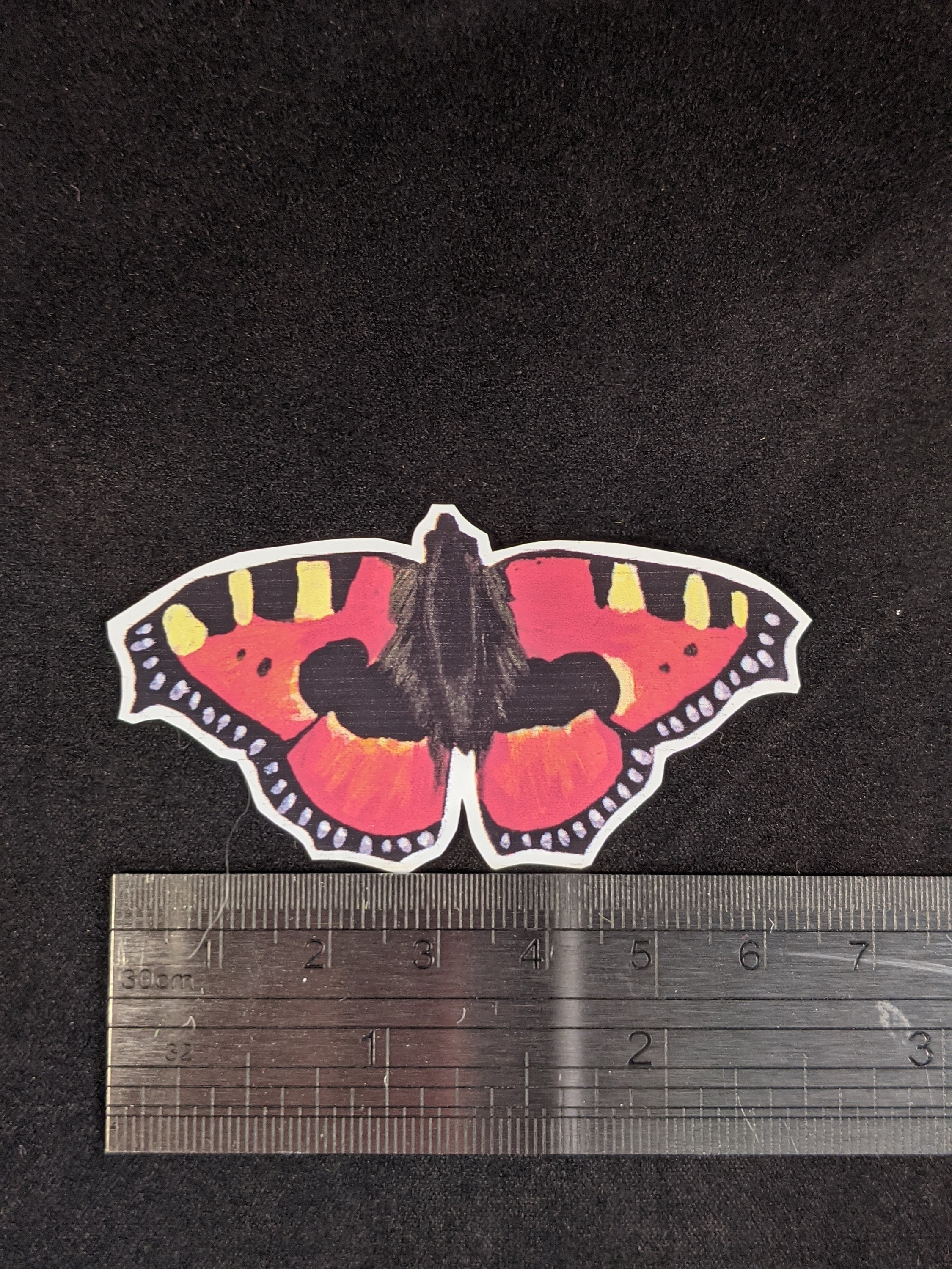 Black Vine Butterfly Vinyl Sticker, Butterfly Stickers, Best Friend Gift,  Laptop Sticker, Butterfly Decals 