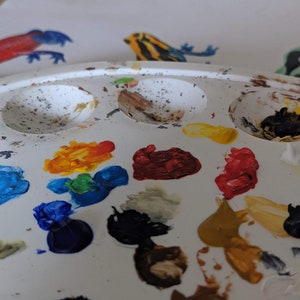 Custom Personalised Animal Vinyl Stickers, Hand Painted Acrylic Stickers