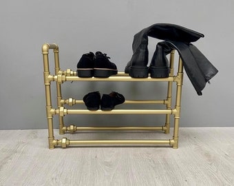 Gold shoe online bench