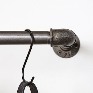 Gancio appendiabiti a S | gancio nero | gancio portachiavi | gancio per cappello | gancio appendiabiti