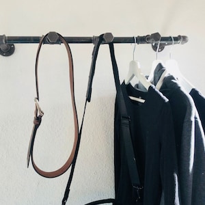 Garderobenleiste mit Haken Kleiderstange Garderobe