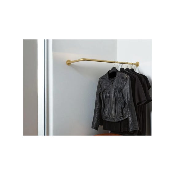 Eckkleiderstange - Felicia Jolly Gold - Eckgarderobe aus Metall