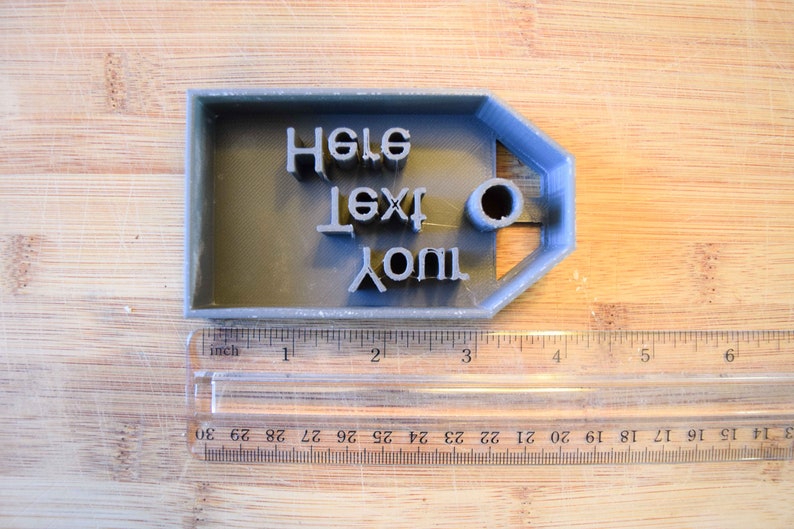 Personalized Gift Tag Cookie Cutter-Food Grade Plastic