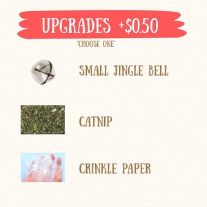 Handmade Crochet Cat Toy Mouse: Cotton Yarn, Catnip Optional image 6