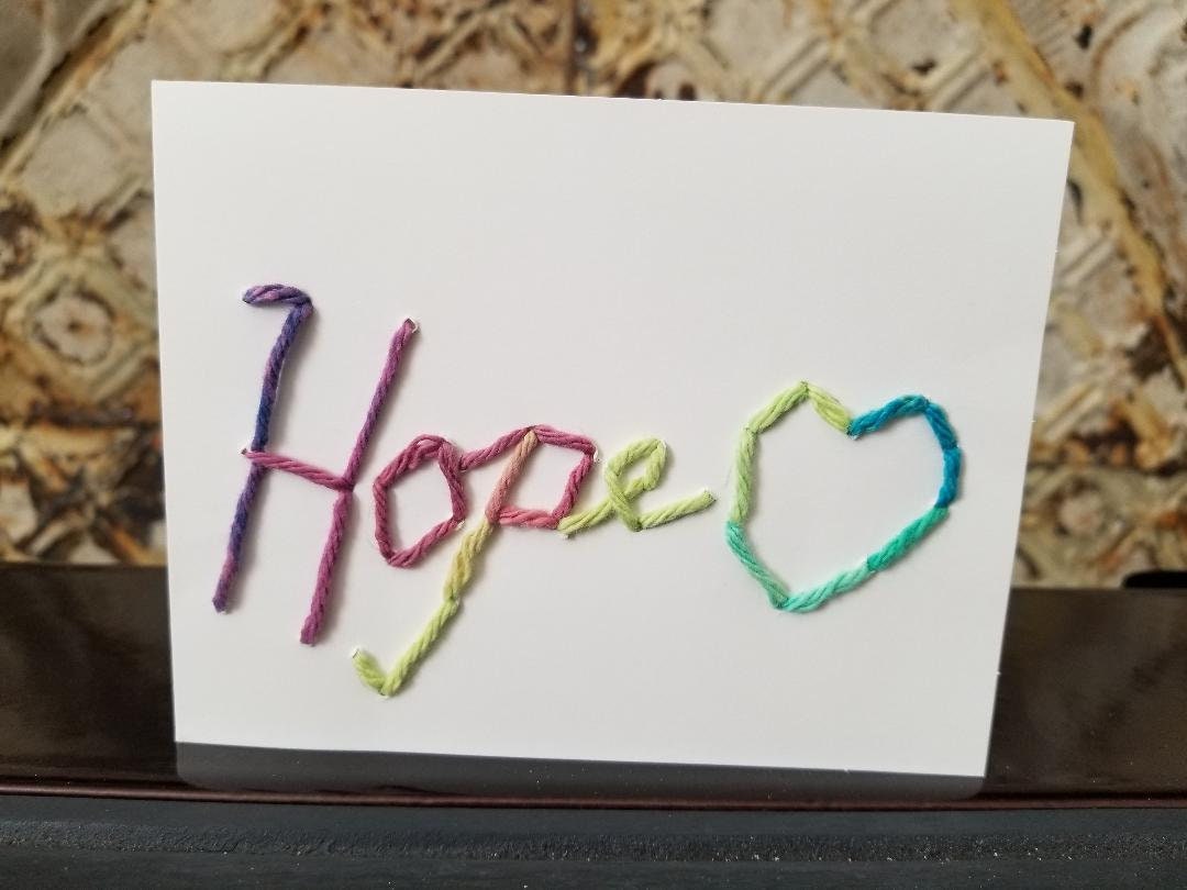 Hand Sewn Greeting Cards Etsy