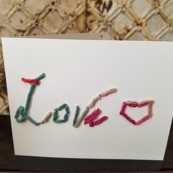 Hand Sewn Greeting Cards