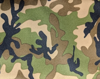 Camo PUL Waterproof Fabric, 16" x 72"