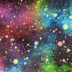 Galaxy, Space PUL Waterproof Fabric, Half yard, Fat Quarter