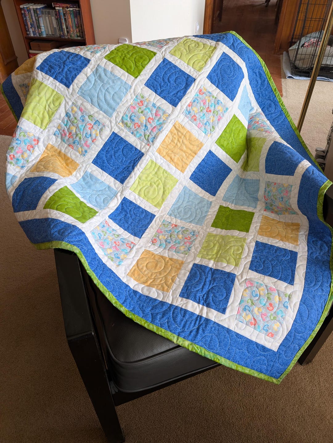 Charming Baby Quilt Pattern, Crib Size 40"x52", Beginner Friendly (PDF ...