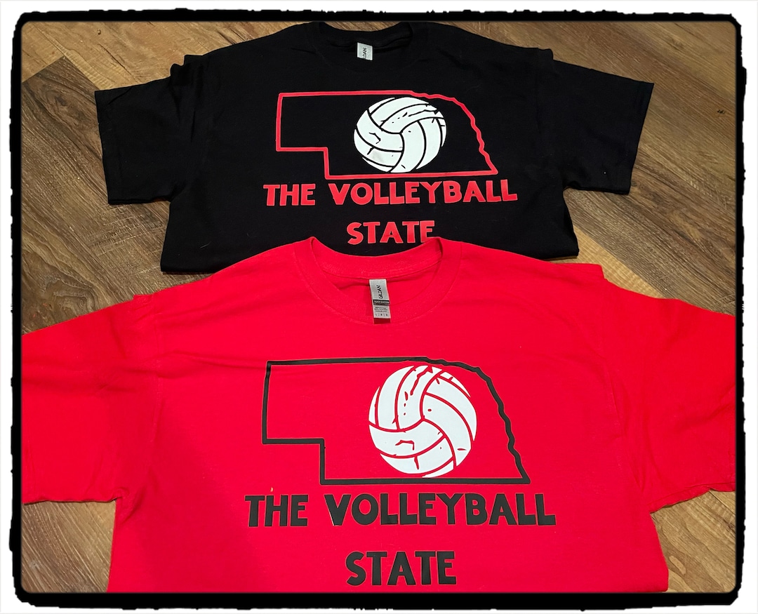 Nebraska Volleyball Shirts Etsy