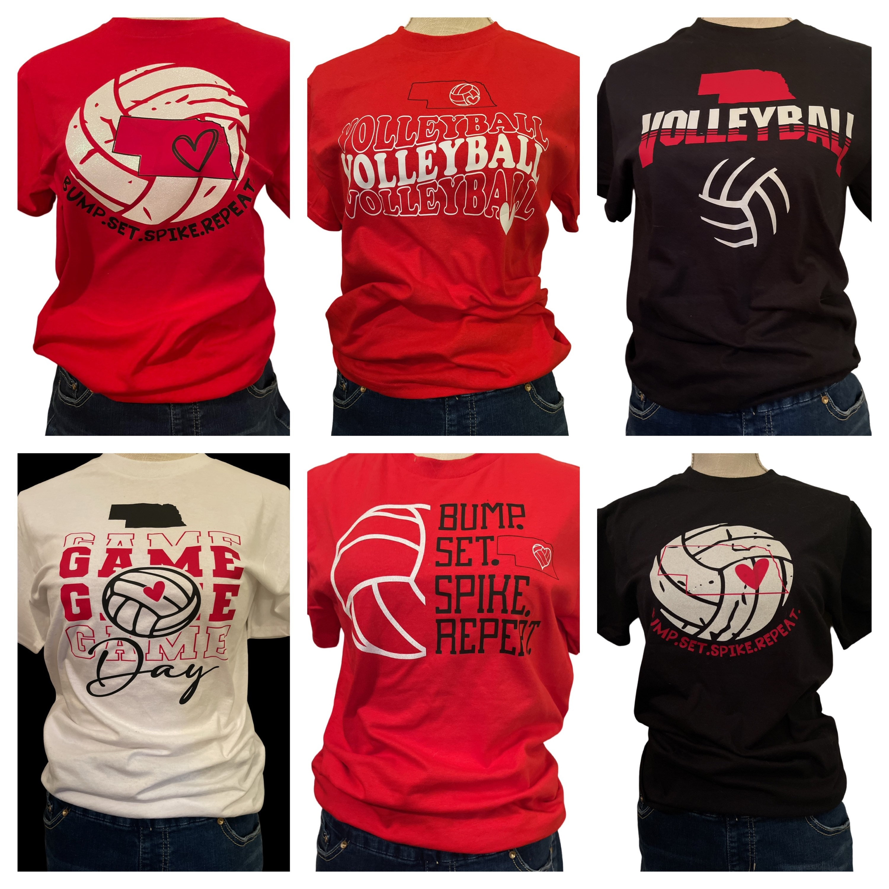 Nebraska top volleyball sweatshirt