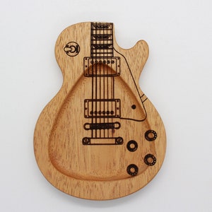 Les Paul with plate Inspired Guitar Pick Tray