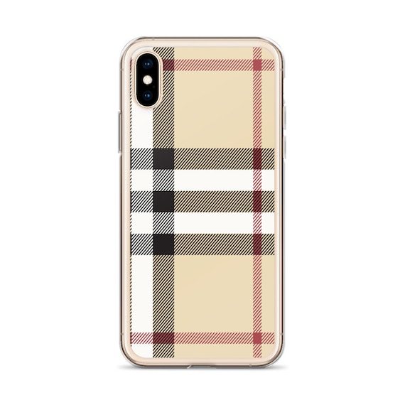 Burberry Plaid Luxury iPhone Case Burberry Check Etsy
