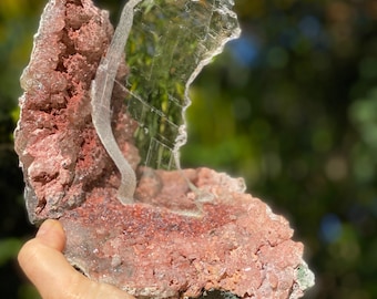 Selenite Crystal Geode , Moon Decor, Mineral Specimen, Selenite Decor, Healing Crystal, Charging Crystal ONE OF A KIND - Collectors Crystals