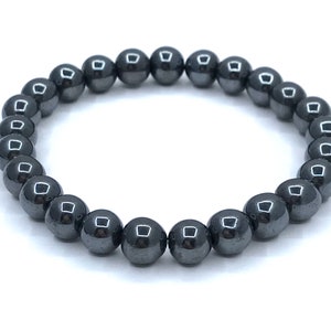Hematite Bracelet 4m Dainty, Energy Bracelet Meditation Bracelet