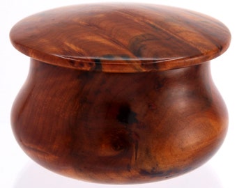 Thuya Small Mushroom Wood Box, Keepsake Box, Wood Box