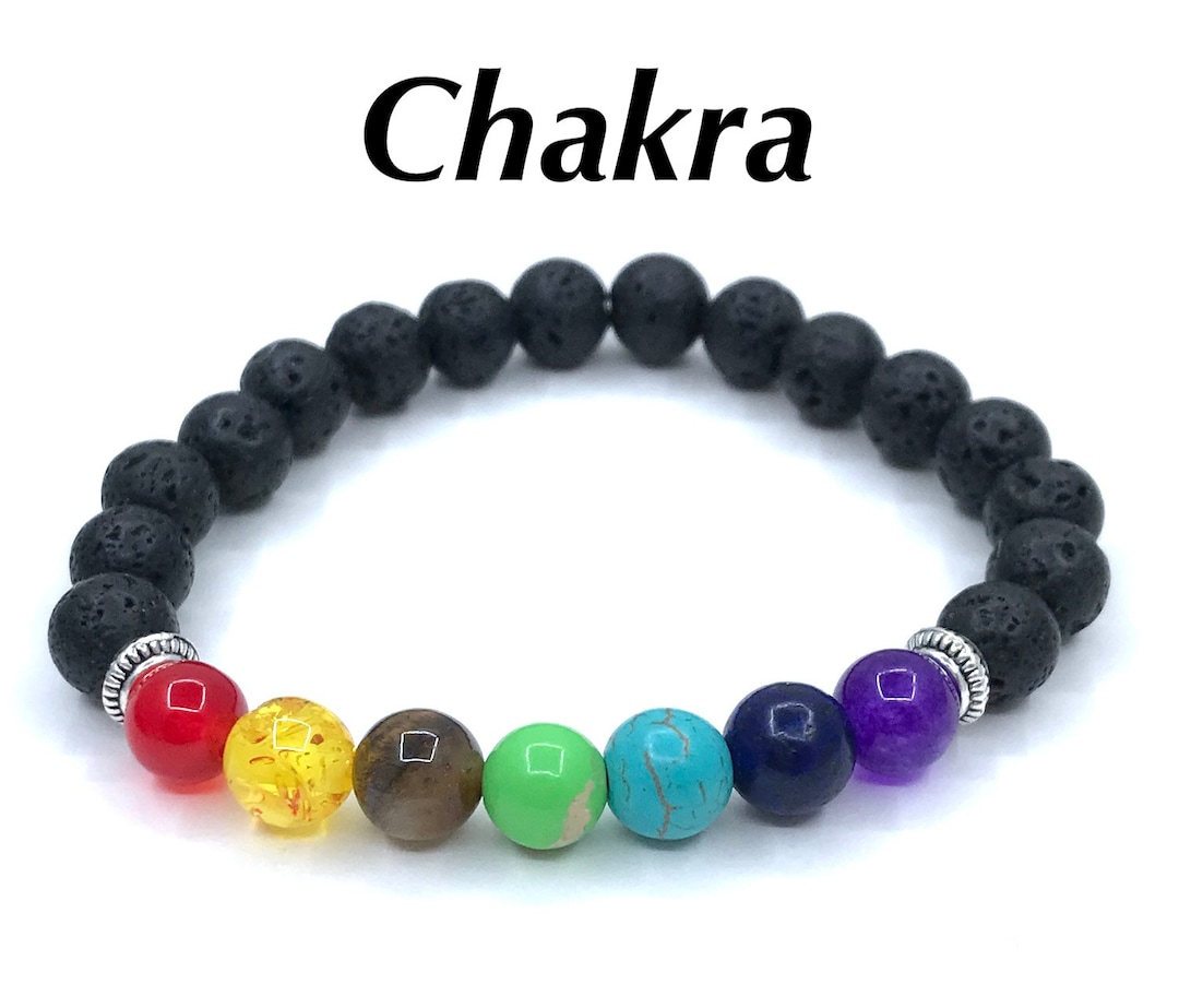 Chakra Beaded Bracelet Healing Bracelet Energy Bracelet Etsy
