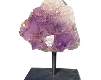 Amethyst Geode, Protection Crystal, Amethyst Crystal & Stand, Crystal Decor, Healing Crystal, Charging Crystal