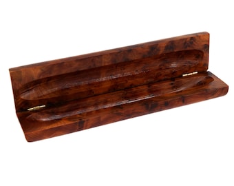 Thuya Wood Pen Box, Wood Gift Box, Gift-box, Pen Case,