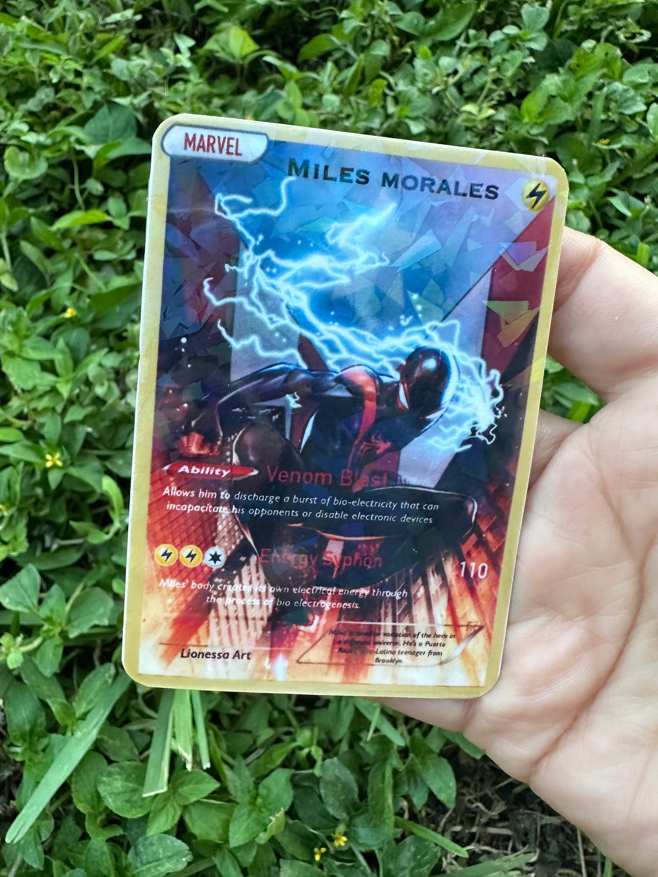 Miles Morales Pokemon Card - Etsy