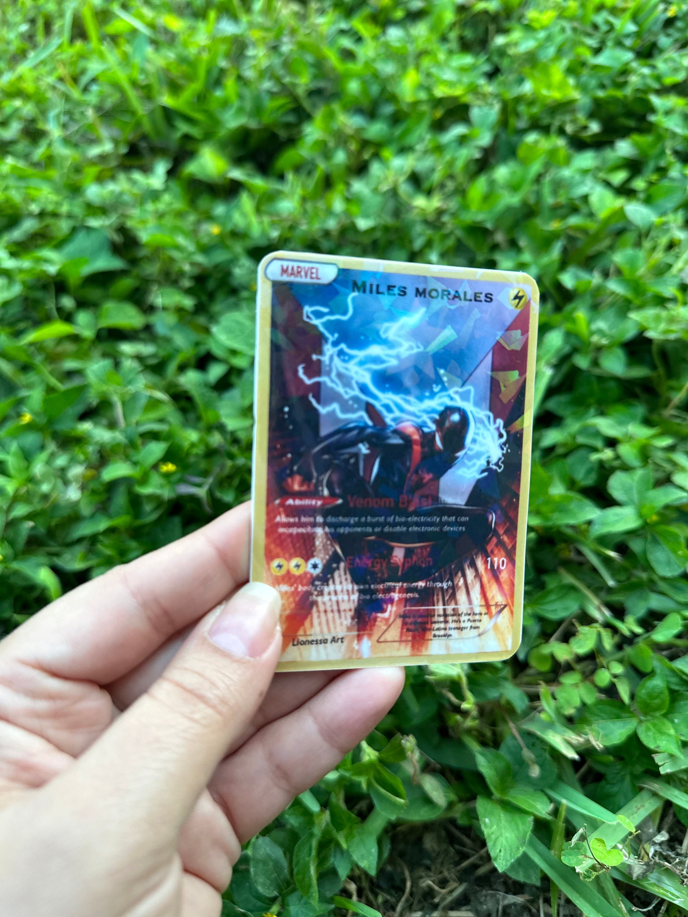 Miles Morales Pokemon Card - Etsy