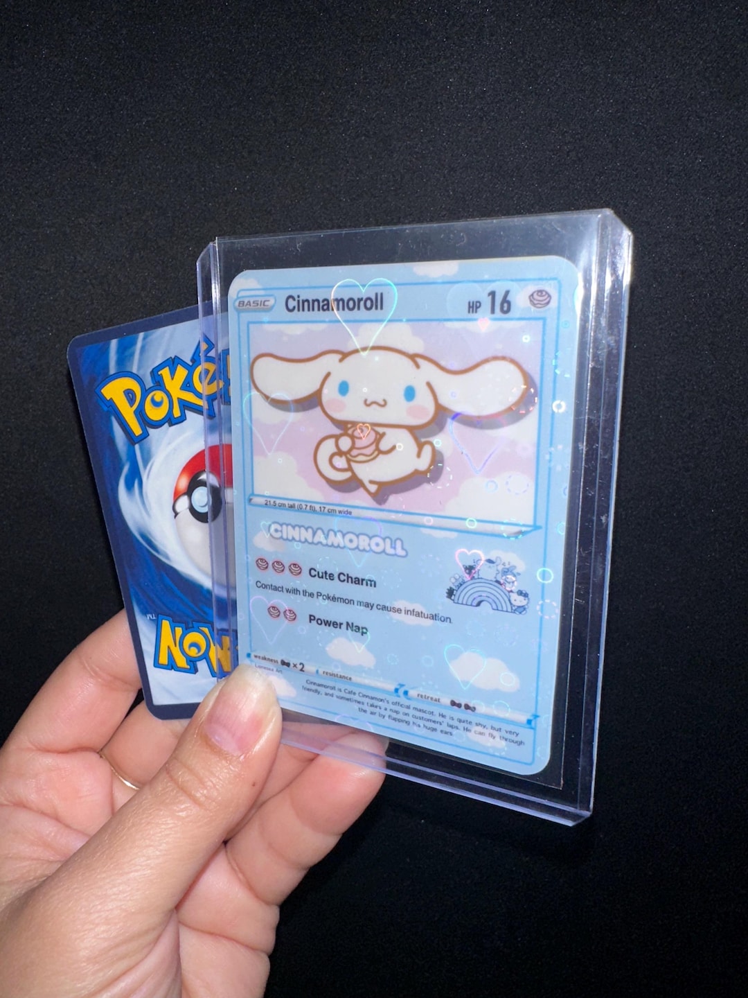 Cinnamoroll Holographic Pokemon Card - Etsy